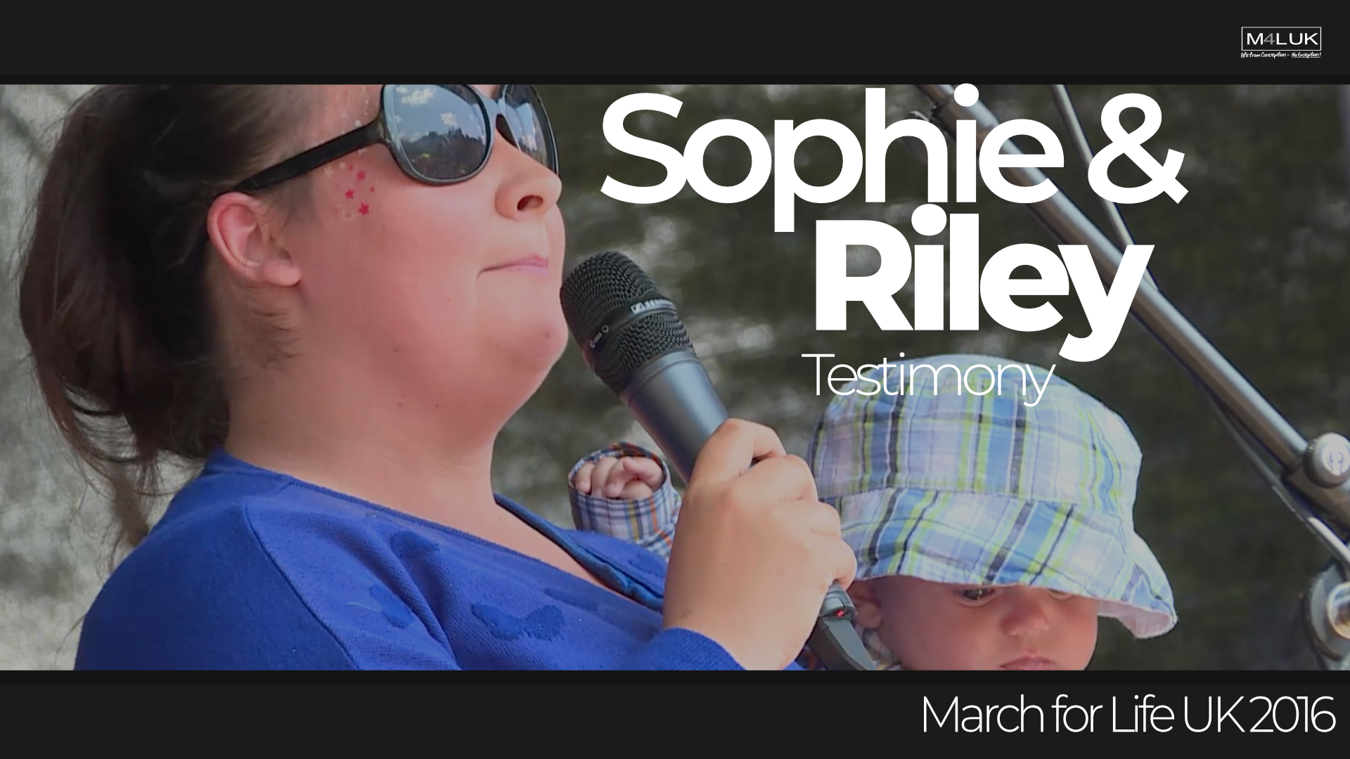 Sophie's testimony from March for Life UK 2016