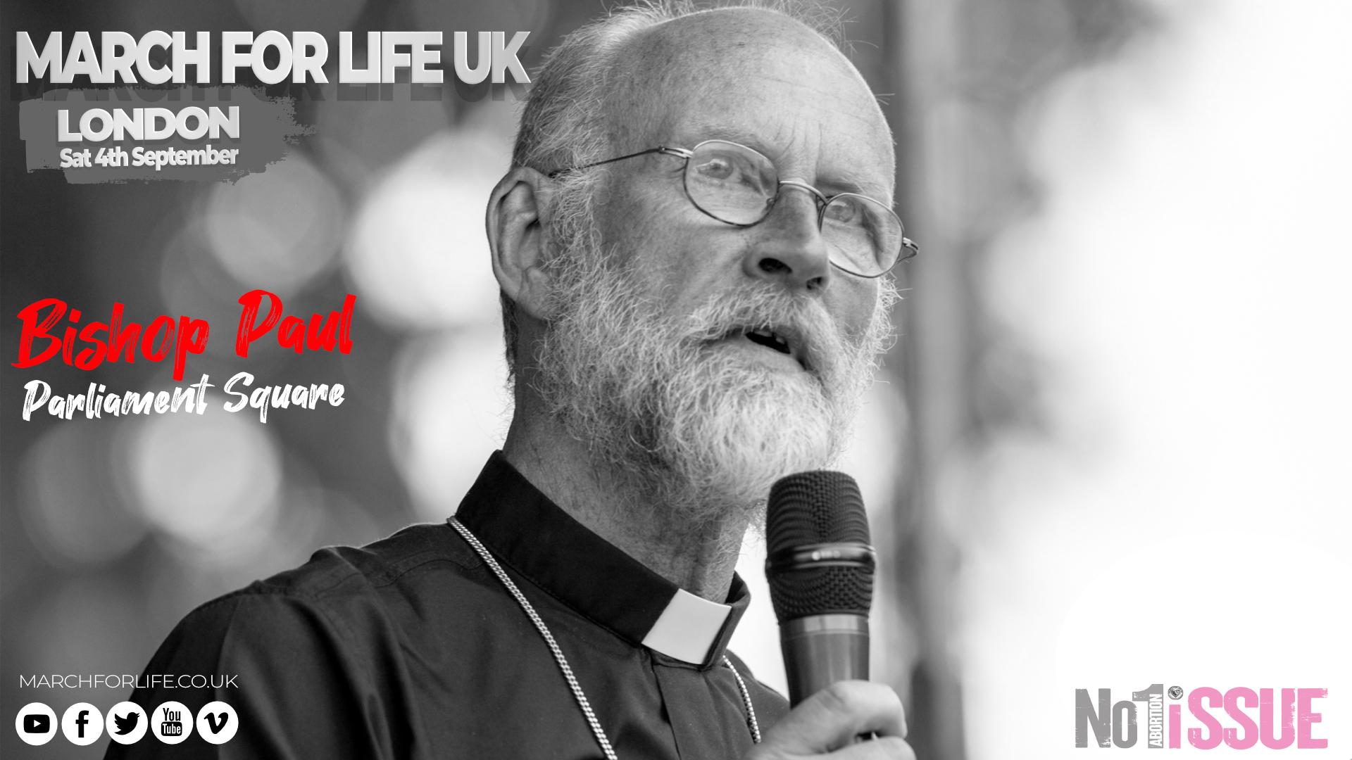 Bishop Paul Swarbrick: Parliament Square: 04.09.21