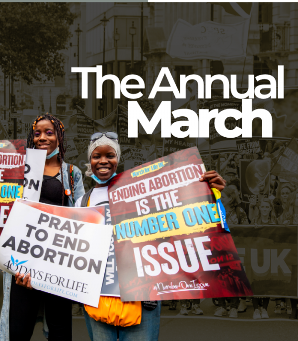 The Annual March March for Life UK